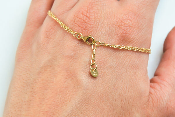 Armband Pebble - Goud verguld - Anouk Goudsmid - Afbeelding 4